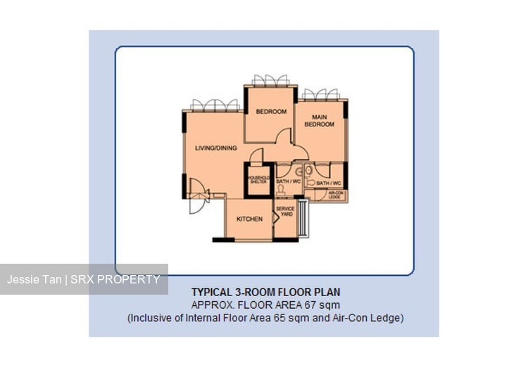 Blk 661A Waterway Sundew (Punggol), HDB 3 Rooms #603232651